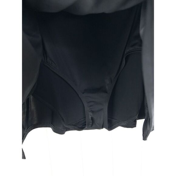 NWT Swim by CACIQUE Black Swim Skirt Size 28 built in briefs $53 - Picture 10 of 14